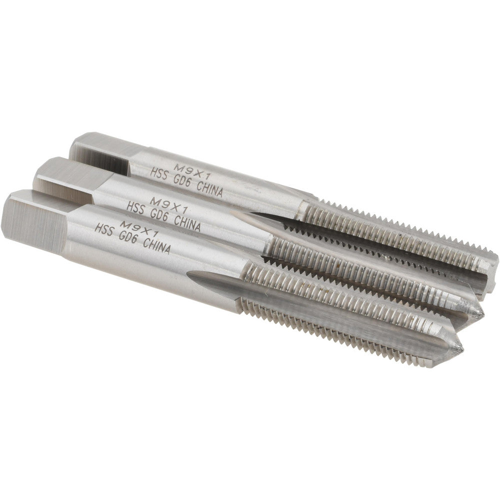 Value Collection JY9036591 Tap Set Metric Fine, 4 Flute, High Speed Steel, Bright Finish