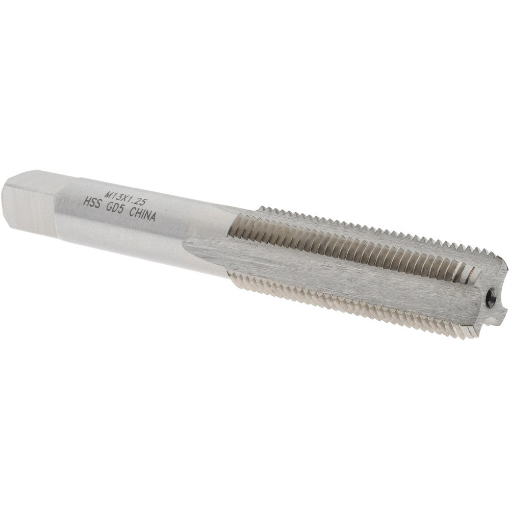 Value Collection JY9036666 Straight Flute Tap M13x1.25 Metric Special, 4 Flute, Bottoming Chamfer, 6H Class of Fit, HSS, Bright/Uncoated Finish
