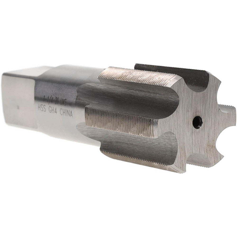 Value Collection JY9039942 Straight Flute Tap 1-1/4-28 UNS, 6 Flute, Bottoming Chamfer, 3B Class of Fit, HSS, Bright/Uncoated Finish