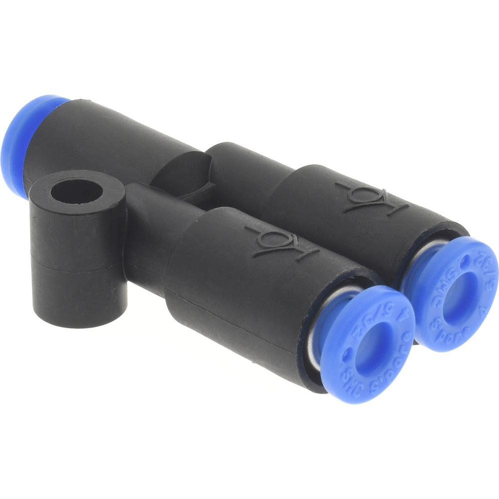 SMC Pneumatics KCU04-00 Push-to-Connect Push-to-Connect x Push-to-Connect Fitting Union Y