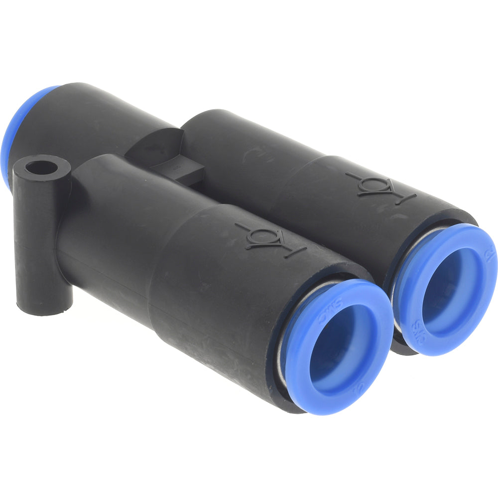 SMC Pneumatics KCU12-00 Push-to-Connect Push-to-Connect x Push-to-Connect Fitting Union Y