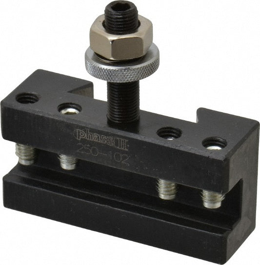 Phase II 250-102 Lathe Tool Post Holder Series AXA, Number 2, Boring, Turning & Facing Holder
