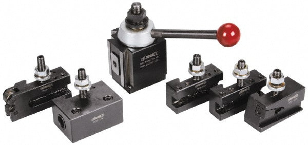 Phase II 251-300 Series CXA Tool Post Holder & Set for 13 to 18" Lathe Swing