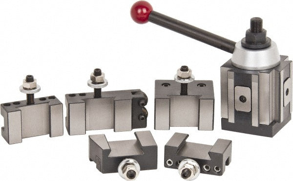 Phase II 251-200 Series BXA Tool Post Holder & Set for 10 to 15" Lathe Swing