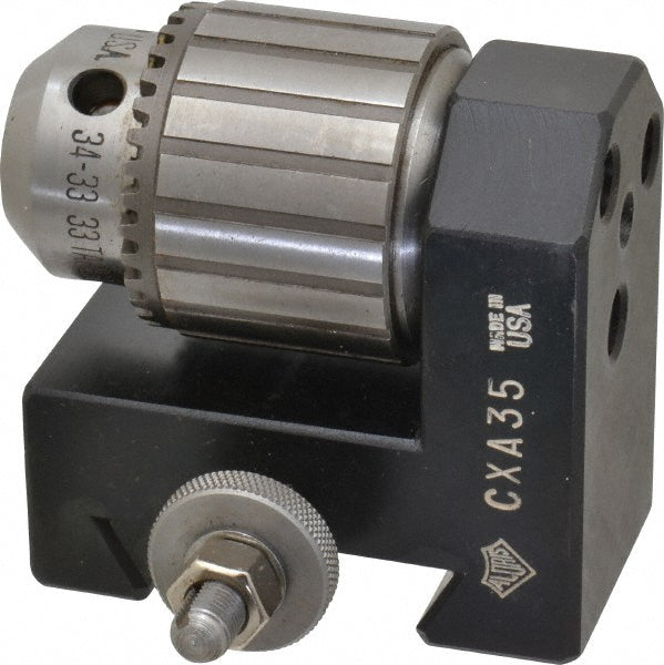 Aloris CXA35 Lathe Tool Post Holder Series CXA, Number 35, Dovetail Drill Chuck Holder