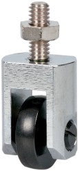 Mitutoyo 901991 Drop Indicator Roller Contact Points #4-48 Thread, 0.3937" Dia, 0.5906" Point Length, Stainless Steel