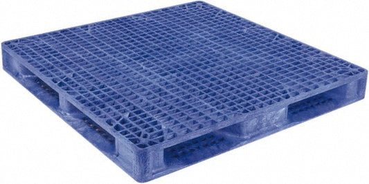 Orbis 4848 HDSC BLU Stackable Pallet 47.9" Long, 47.9" Wide, 6.8" High, Plastic