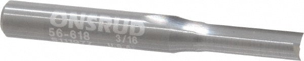 Onsrud 56-618 3/16" Diam, 5/8" LOC, 2 Flute Square End Double Edge Router Bit