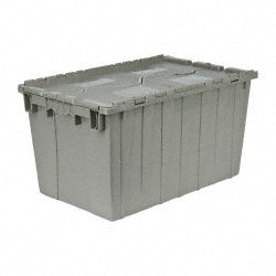 Quantum Storage QDC2515-14 Polyethylene Attached-Lid Storage Tote 90 lb Capacity
