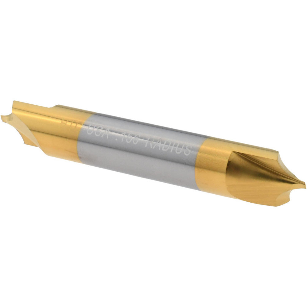 Harvey Tool 46156-C1 Corner Rounding End Mill 5/32" Radius, 3/8" Dia, 2 Flutes, Solid Carbide