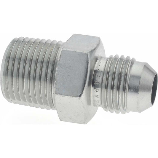 Parker 6-6 FTX-S Steel Flared Tube Connector 3/8" OD, 37 deg Flared Angle