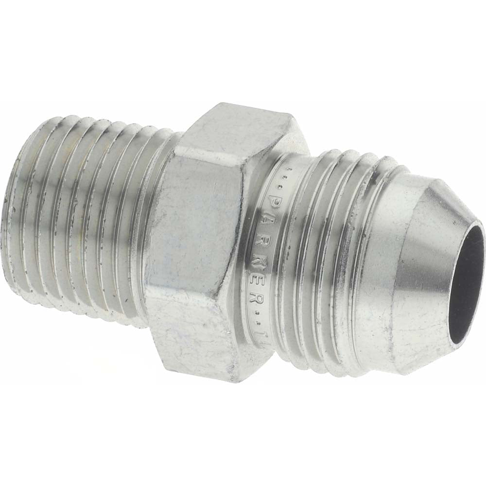Parker 8 FTX-S Steel Flared Tube Connector 1/2" OD, 37 deg Flared Angle