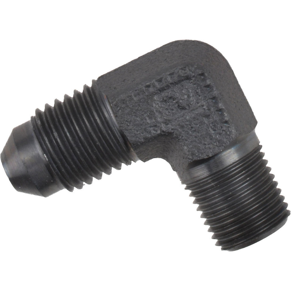 Parker 4 CTX-S Steel Flared Tube 90 Deg Male Elbow 1/4" OD, 37 deg Flared Angle