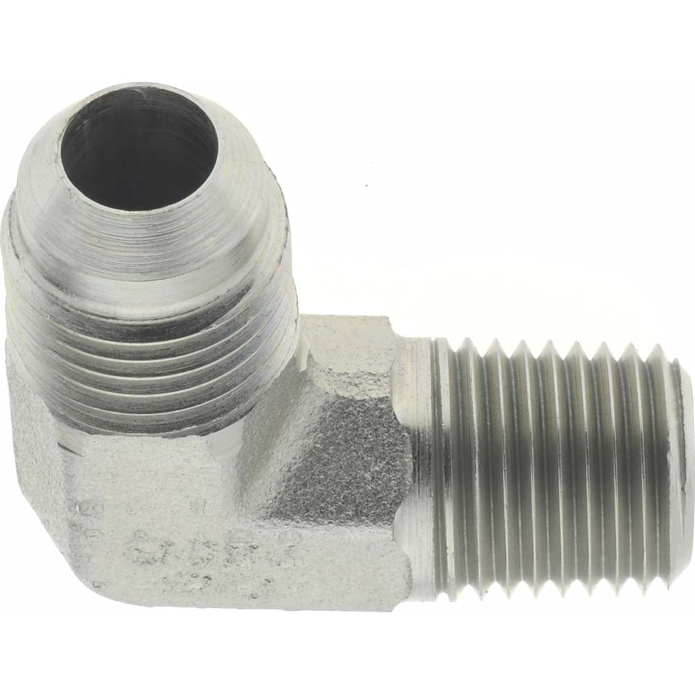 Parker 6 CTX-S Steel Flared Tube 90 Deg Male Elbow 3/8" OD, 37 deg Flared Angle