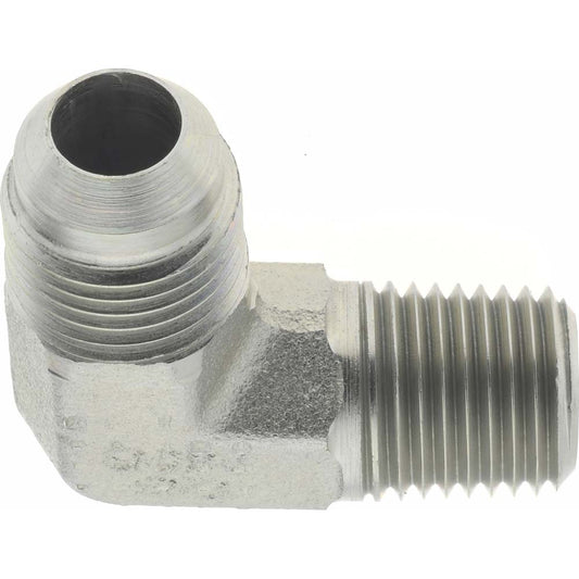 Parker 6 CTX-S Steel Flared Tube 90 Deg Male Elbow 3/8" OD, 37 deg Flared Angle
