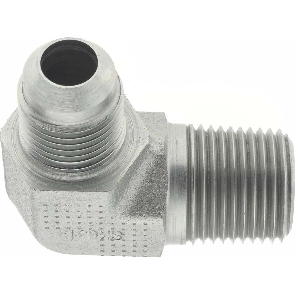 Parker 6-6 CTX-S Steel Flared Tube 90 Deg Male Elbow 3/8" OD, 37 deg Flared Angle