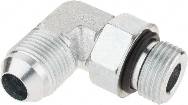 Parker 8 C5OX-S Steel Flared Tube 90 Deg Straight Thread Elbow 1/2" OD, 37 deg Flared Angle