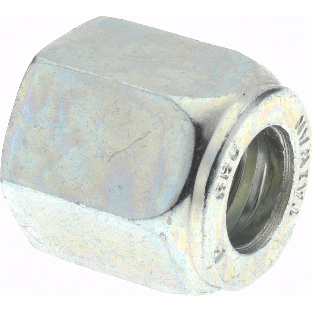 Parker 6 BU-S Flareless Bite-Type Tube Nut 11/16" UN & UNF, 3/8" Tube OD, Steel