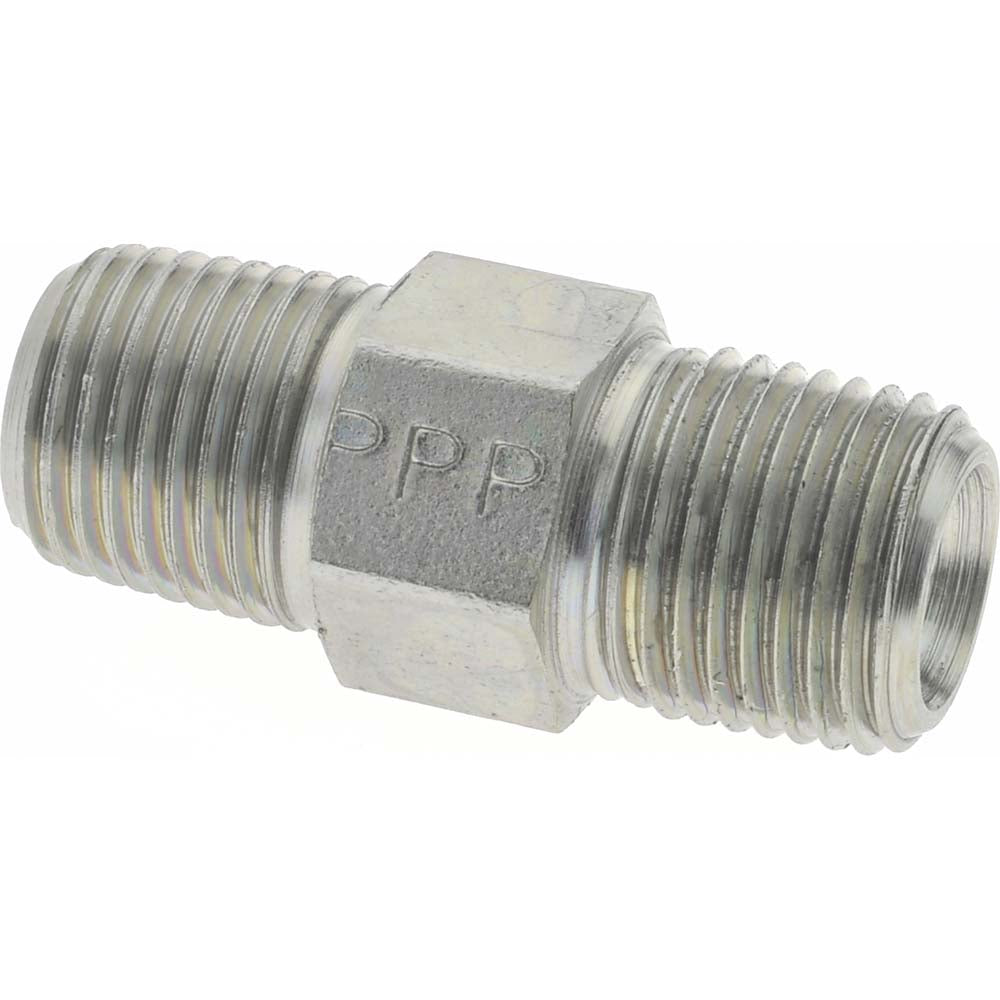 Parker 1/8 FF-S Industrial Pipe Hex Plug 1/8" Male Thread, MNPTF