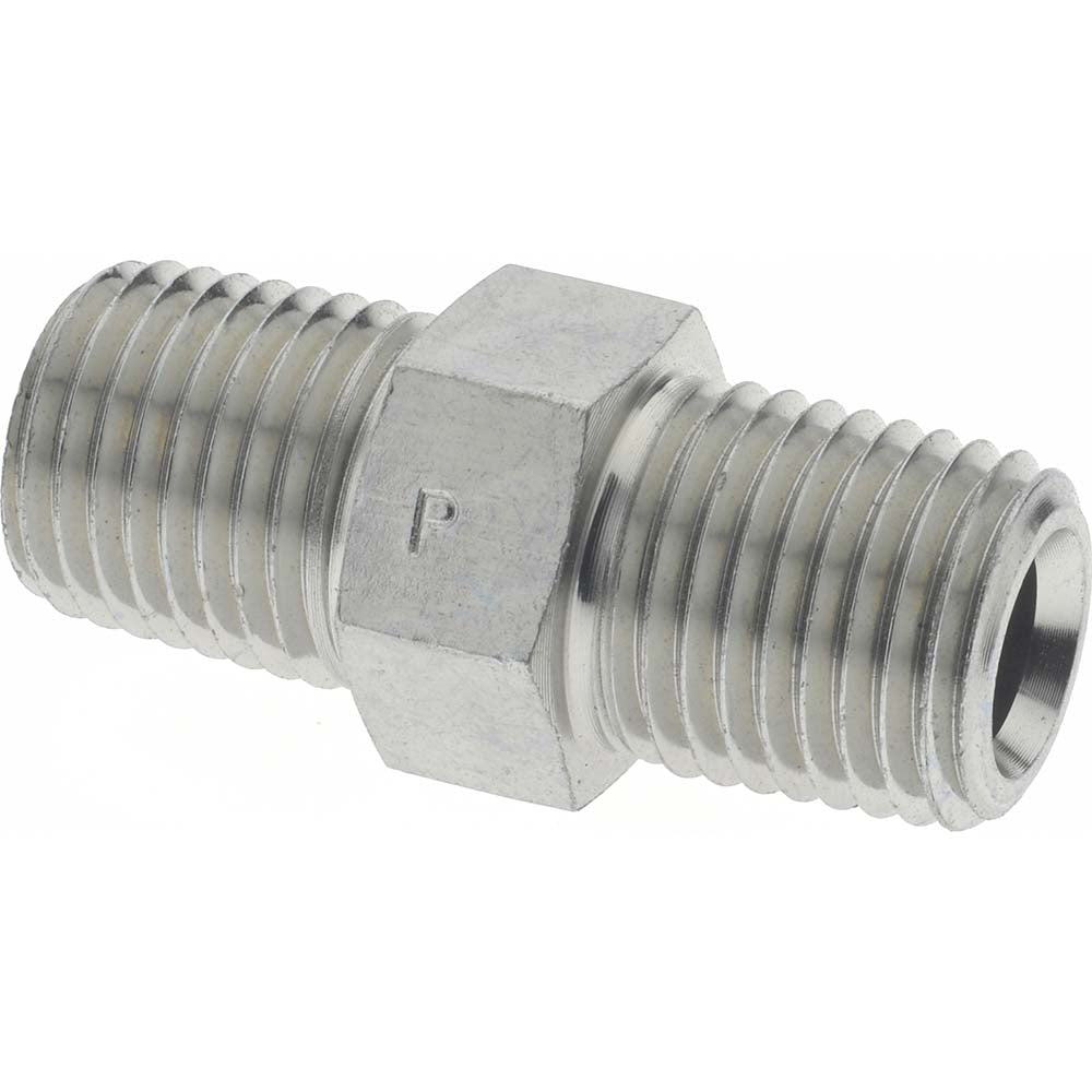 Parker 1/4 FF-S Industrial Pipe Hex Plug 1/4" Male Thread, MNPTF