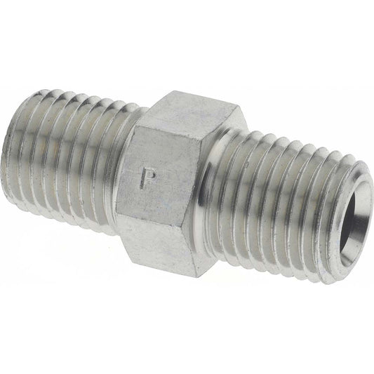 Parker 1/4 FF-S Industrial Pipe Hex Plug 1/4" Male Thread, MNPTF