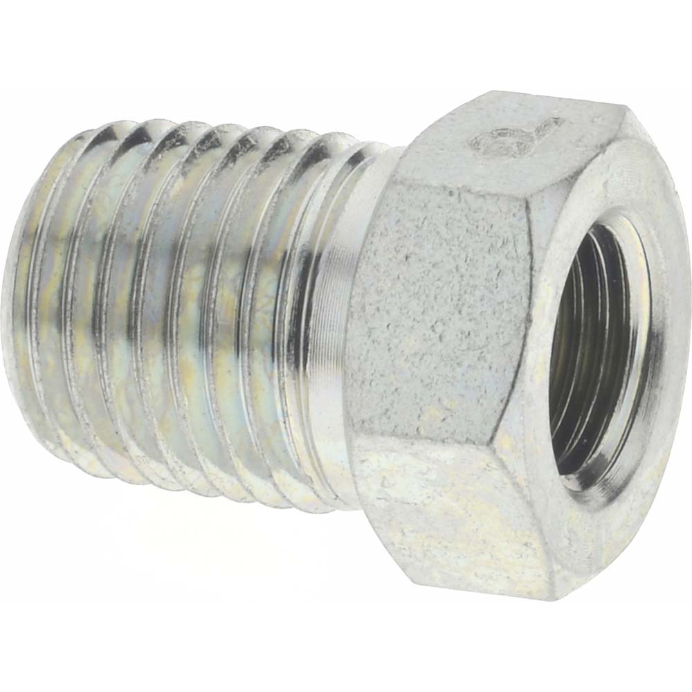 Parker 1/4 X 1/8 PTR-S Industrial Pipe Bushing 1/8" Female Thread, 1/4" Male Thread, MNPTF x FNPTF