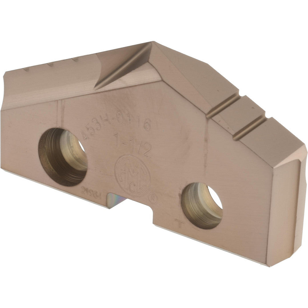 Allied Machine and Engineering 453H-0116 Spade Drill Insert 1-1/2" Dia, Seat Size 3, Cobalt, 132 deg Point