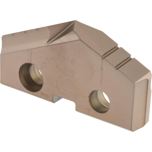 Allied Machine and Engineering 453H-0116 Spade Drill Insert 1-1/2" Dia, Seat Size 3, Cobalt, 132 deg Point