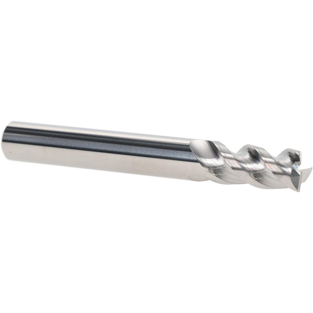 Iscar 5622185 Corner Radius End Mill 3/8" Dia, 3/4" LOC, 0.0080" Radius, 3 Flute, Solid Carbide