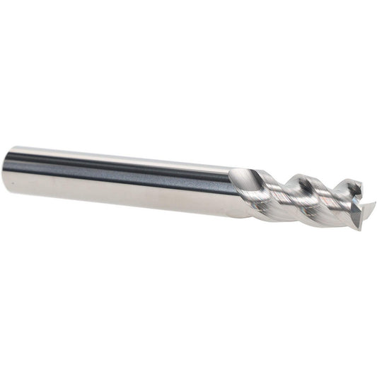 Iscar 5622185 Corner Radius End Mill 3/8" Dia, 3/4" LOC, 0.0080" Radius, 3 Flute, Solid Carbide