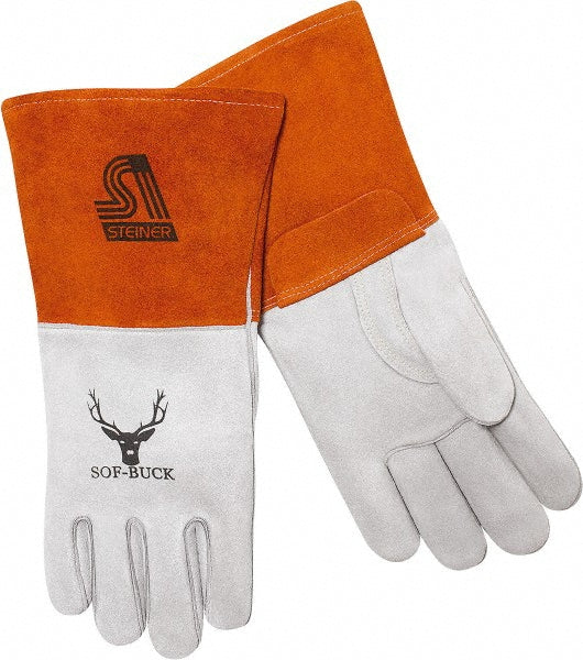 Steiner 02275-L Welding Gloves Size Large, Deerskin Leather, MIG Welding Application