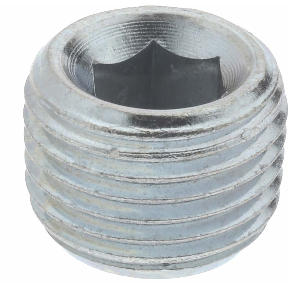 Parker 1/8 HHP-S Industrial Pipe Hollow Hex Plug 1/8" Male Thread, MNPTF