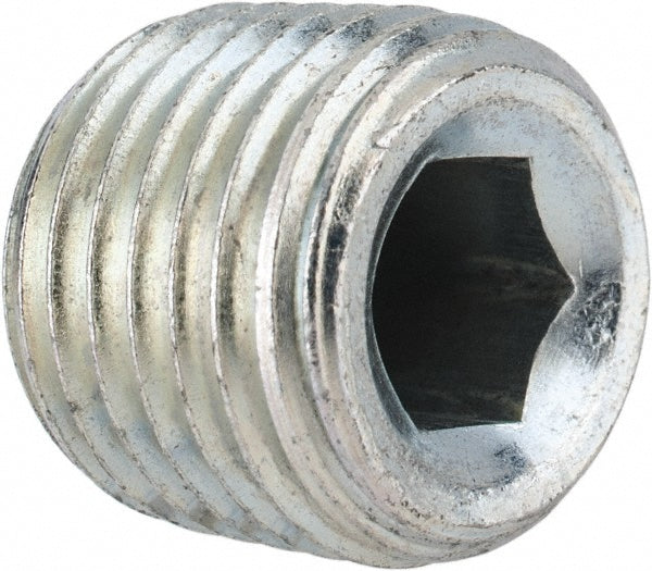 Parker 1/4 HHP-S Industrial Pipe Hollow Hex Plug 1/4" Male Thread, MNPTF