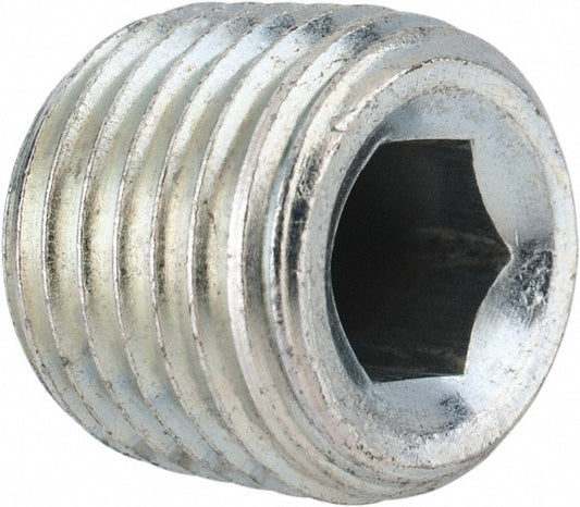 Parker 1/4 HHP-S Industrial Pipe Hollow Hex Plug 1/4" Male Thread, MNPTF