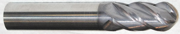 Accupro 09137845 Ball End Mill 0.875" Dia, 1.75" LOC, 4 Flute, Solid Carbide
