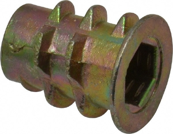 E-Z LOK 900832-10 #8-32, Zinc Alloy Flanged Hex Drive Insert