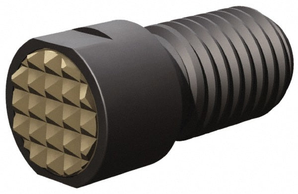 Fairlane AG-0240 Serrated Tooth, 1/2-20, 3/16" Internal Hex, 7/8" Shank Length, 7/8" Thread Length, Black Oxide Finish, Round Head, Adjustable Positioning Gripper