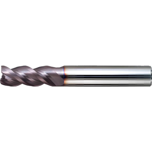 Mitsubishi 494338 Square End Mill 1/8" Dia, 5/16" LOC, 3 Flute, Solid Carbide