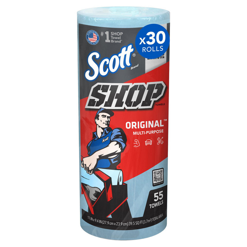 Scott 75130 Shop Towel & Industrial Virgin, Double Re-Creped Shop Towel
