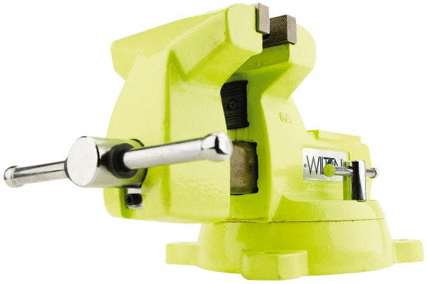 Wilton 63188 Bench & Pipe Combination Vise 6" Jaw Width, 5-3/4 in Jaw Opening, 4-1/8 in Throat Depth