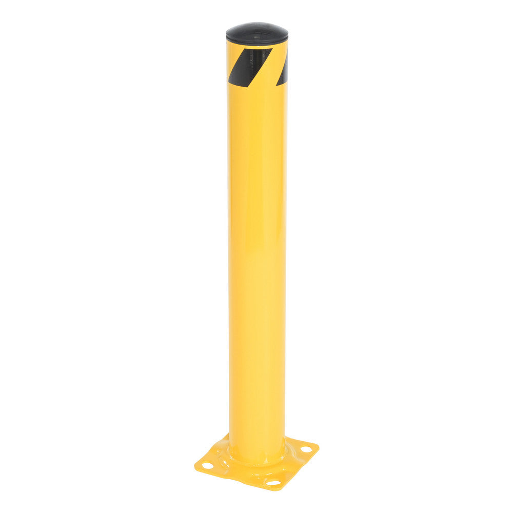 Vestil BOL-36-4.5 Pipe Safety Bollard 4-1/2" Dia, 36" High, Yellow, Steel