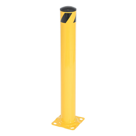 Vestil BOL-36-4.5 Pipe Safety Bollard 4-1/2" Dia, 36" High, Yellow, Steel