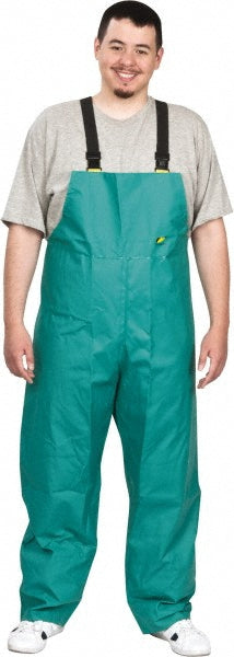 OnGuard 71050.L Rain Bib Overalls Size Large, Green, Nylon & PVC