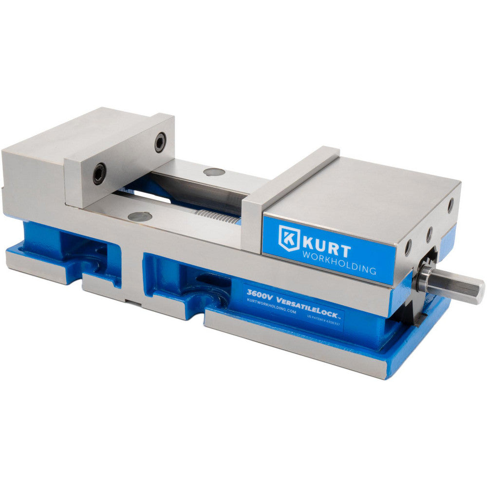 Kurt 3620V Machine Vise Single-Station, 6.00" Jaw Width, 4" Jaw Opening, Stationary Base, Precision