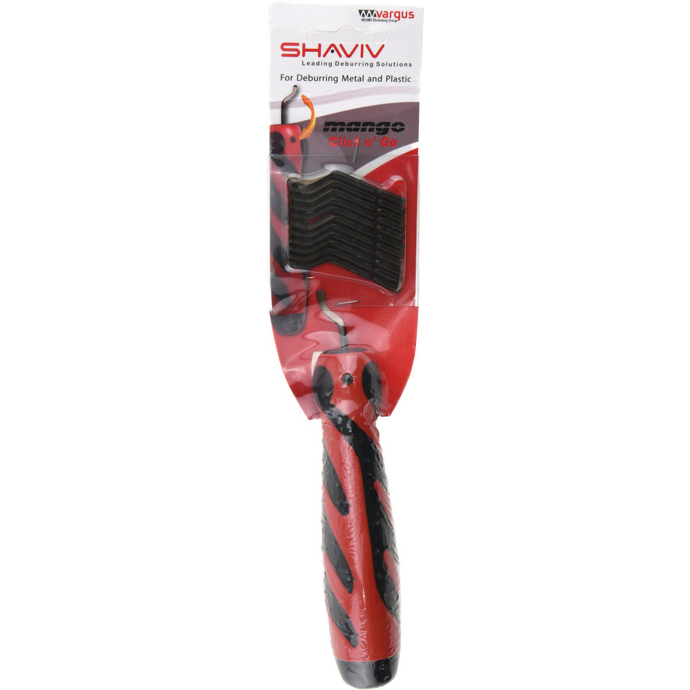 Shaviv 155-29229 Hand Deburring Tool Set 13 Pc, High Speed Steel