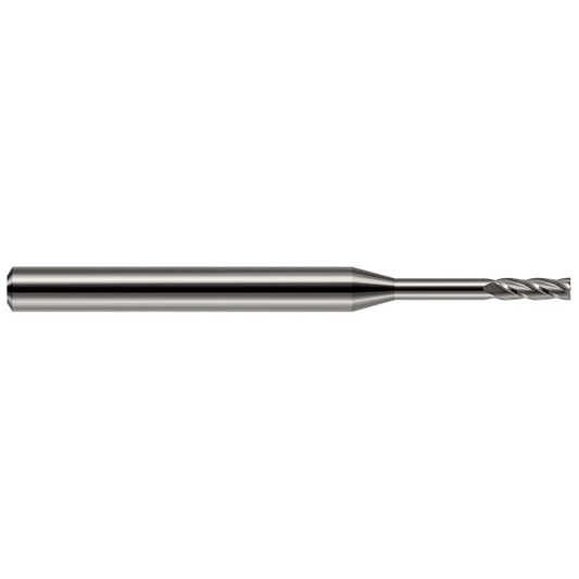 Harvey Tool 972308 Square End Mill 1/8" Dia, 3/8" LOC, 4 Flute, Solid Carbide