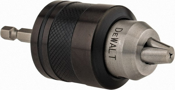 DeWALT DW0521 Drill Chuck 1/16 to 3/8" Capacity, Integral Shank Mount, 1/4
