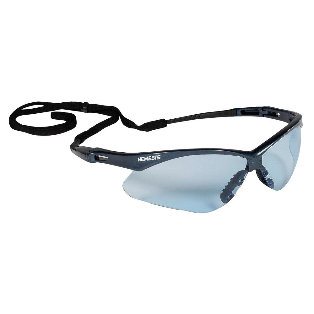 KleenGuard 19639 Safety Glasses Glasses Style Tinted  Lens Coating Scratch-Resistant  Frame Style Half-Framed  Frame Design Wrap Around  Lens Color Blue  Frame Color Blue