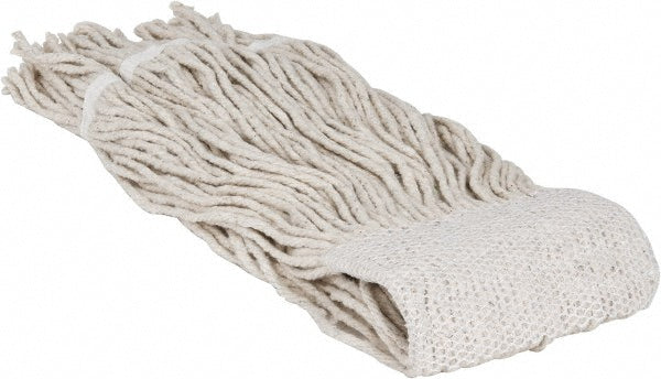 Pro-Source 09246299 Wet Mop Cut Clamp Jaw, Medium, White Mop, Cotton