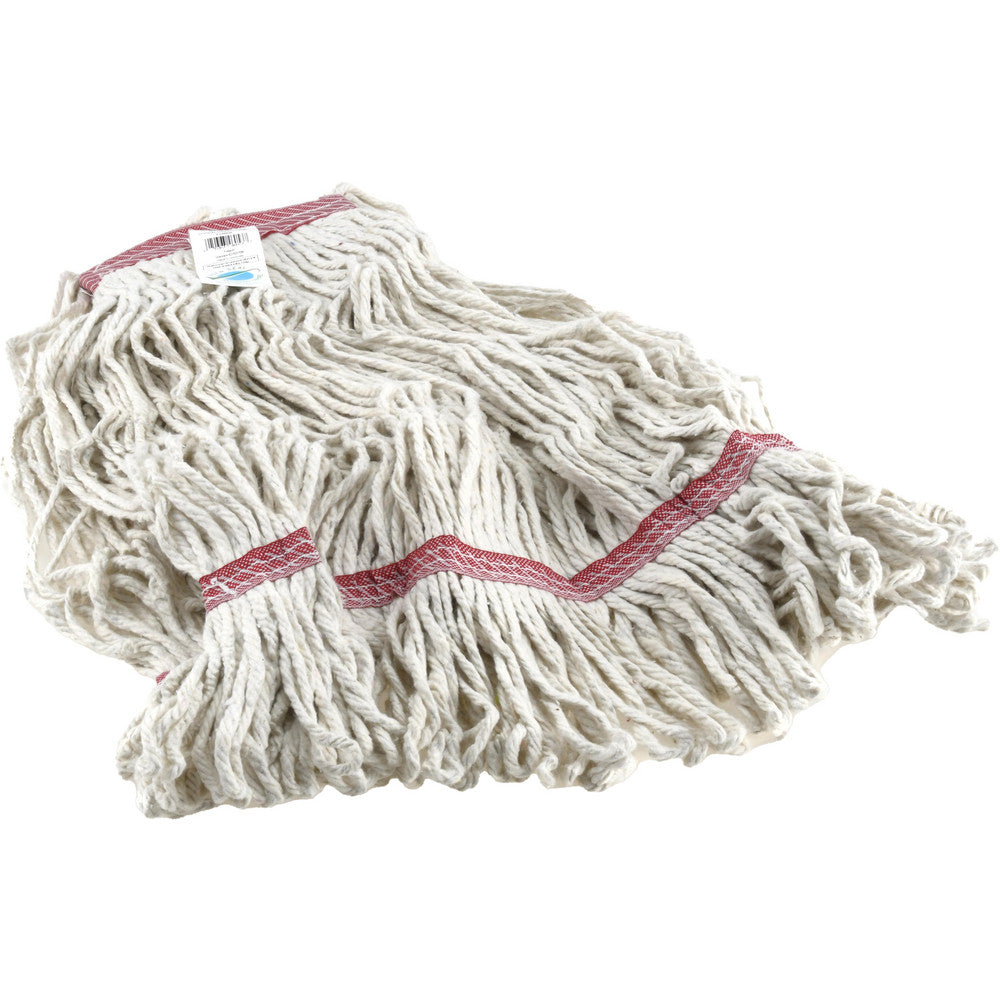 Pro-Source 09246364 Wet Mop Loop Clamp Jaw, X-Large, White Mop, Cotton